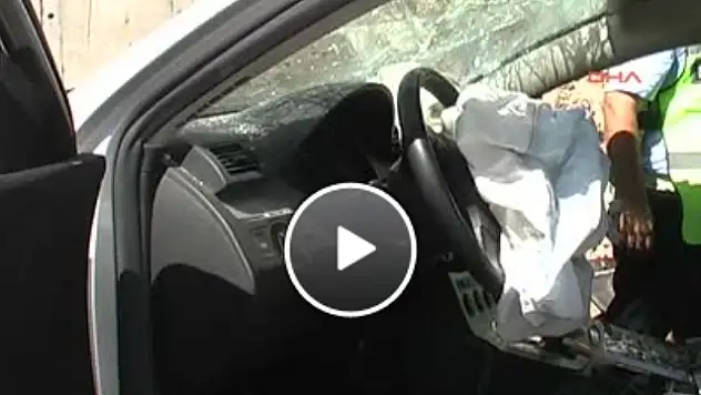 Konya'nın Ereğli ilçesinde otomobil Kazası