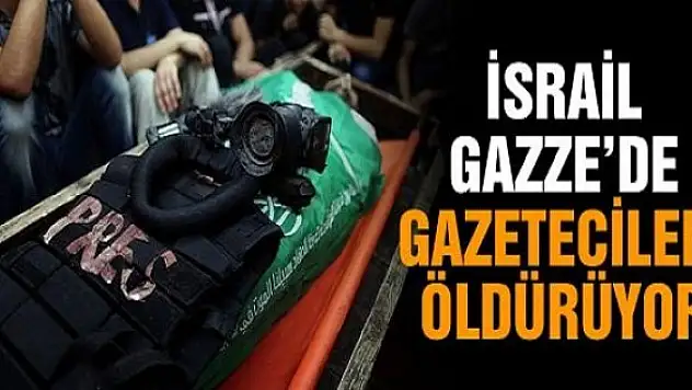 Siyonist İsrail gazetecileri katlediyor