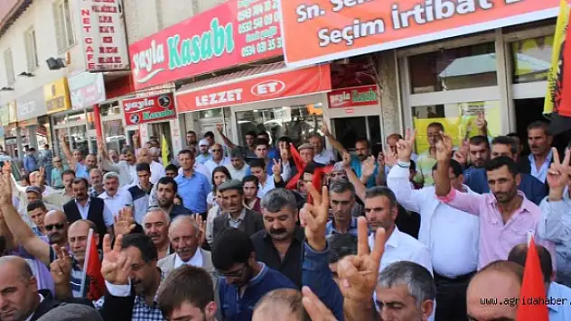 HDP CUMHURBAŞKANI ADAYININ SEÇİM İRTİBAT BÜROSU AÇILDI