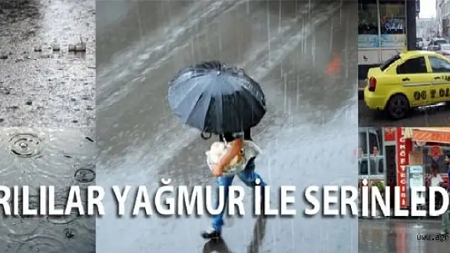 Yağmur Yağışı Ağrı'lıları Serinletti
