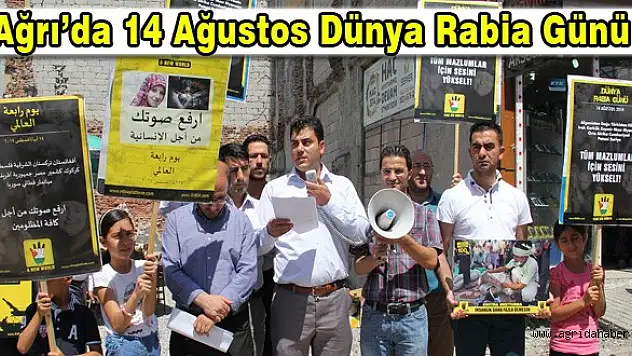 Ağrıda 14 Ağustos Dünya Rabia Günü Etkinliği