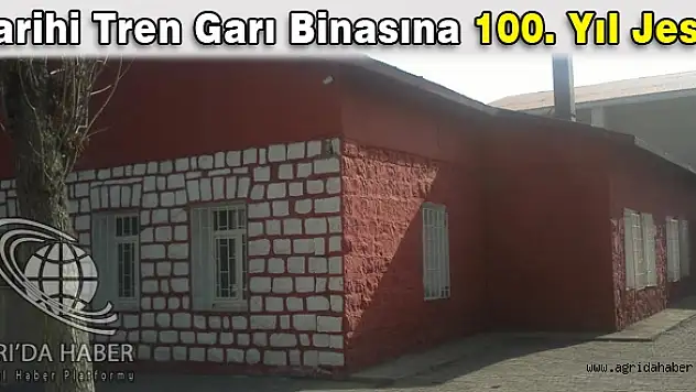 Tarihi Tren garı binasına 100. Yıl jesti.