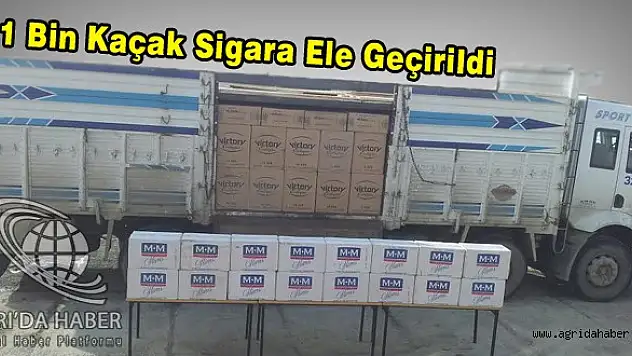 111 bin kaçak sigara ele geçirildi