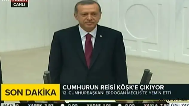 Cumhur Başkanı ERDOĞAN KÖŞKE ÇIKIYOR