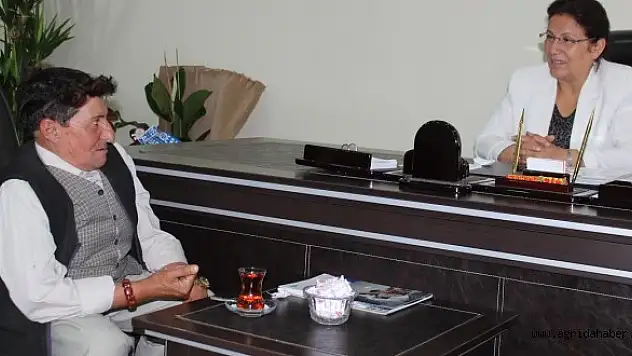 Ağrı İlk Kadın Muhtarından Mukaddes KUBİLAY'a Ziyaret