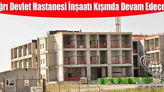Şehir Hastanesinin Yapımı Kış Mevsiminde Devam Edecek