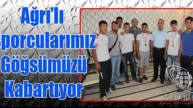 AĞRILI SPORCULARDAN 2 GÜMÜŞ MADALYA