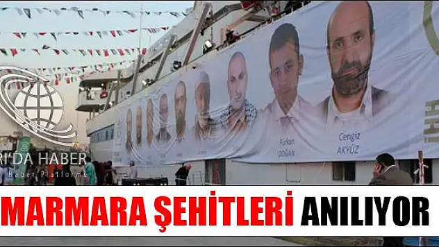 MAVİ MARMARA GEMİSİNDE ANMA PROGRAMI DÜZENLENDİ