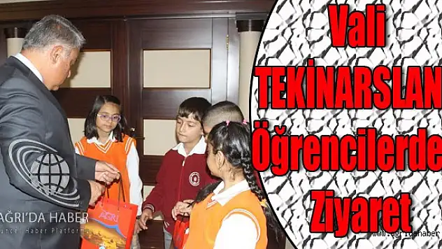 Vali Tekinarslan'a İlköğretim Haftası Ziyareti
