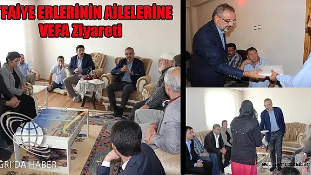 Hayatını Kaybeden İtfaiyecilerin Ailelerine Ziyaret