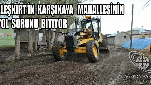 Karşıyaka Mahallesinin Çamurlu Yol Sıkıntısı Sona Eriyor