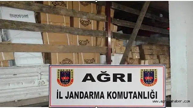 Ağrıda Kaçakçılık Operasyonu
