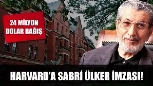 Ülker 24 milyon dolar bağışladı!