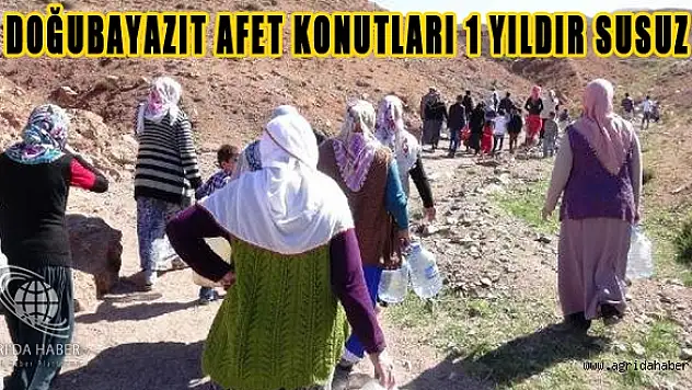 Afet Konutlarına 1 Yıldan Bu Yana Su Verilmedi