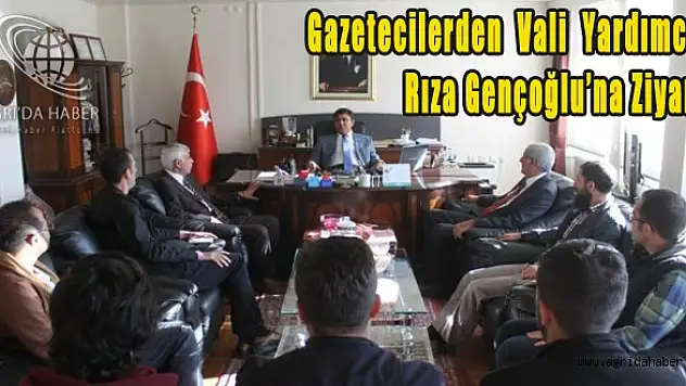 Gazetecilerden Vali Yardımcısı Gençoğluna Ziyaret