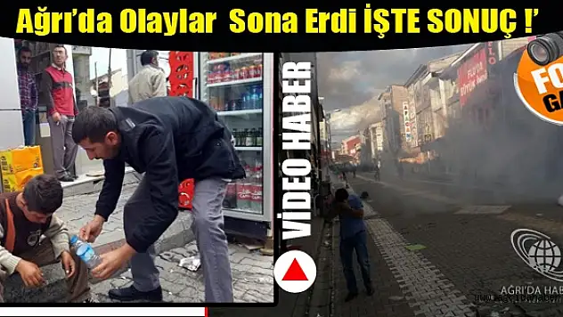 Ağrıda Kobani Protestosu Şehri Harabeye Çevirdi