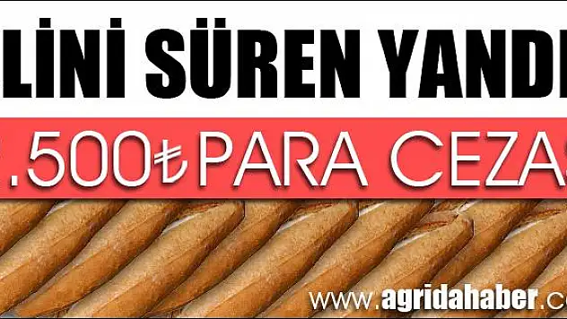 EKMEĞE ELİNİ SÜREN BAKKALA 2 BİN 500 LİRA CEZA