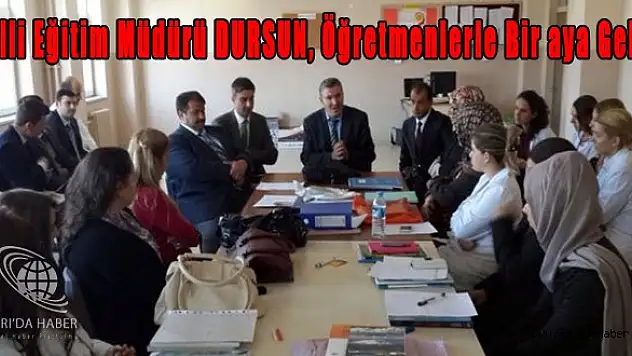 Hatem Dursun, Öğretmenlerle Bir Araya Geldi