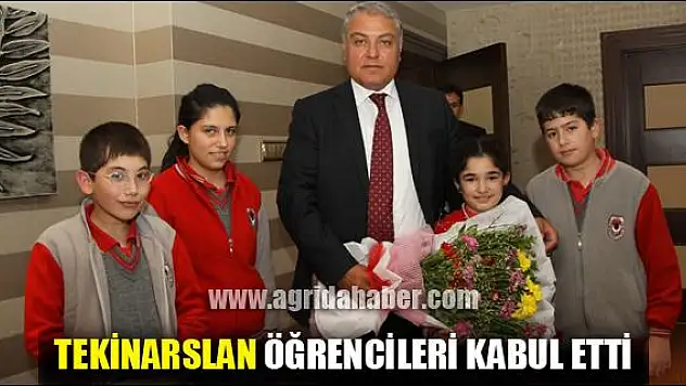 TEKİNARSLAN ÖĞRENCİLERİ KABUL ETTİ