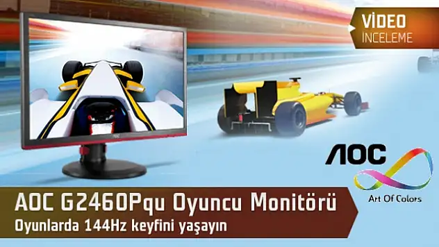 Aoc G2460pqu 144hz Oyuncu Monitörü Video İnceleme