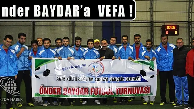 Önder Baydar Anısına Futbol Turnuvası Düzenlendi