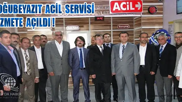 Doğubayazıtta Acil Servis ve Anne Misafirhanesi Açıldı