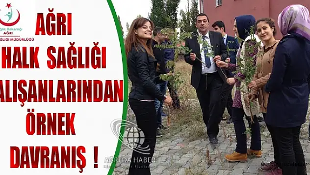 Ağrı Halk Sağlığından Örnek Davranış
