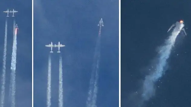 Virgin Galactic Uzay Gemisi Test Sırasında Düştü