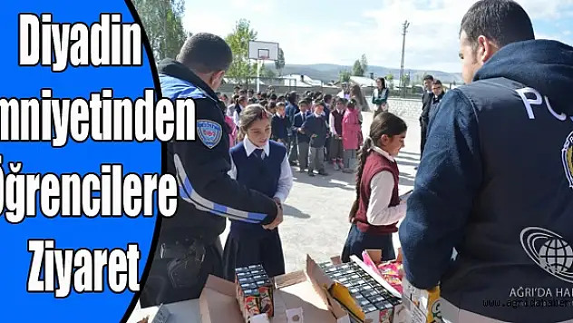DİYADİN İLÇE EMNİYET'TİNDEN ÖĞRENCİLERE ZİYARET