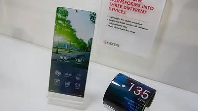 Şekil Değiştiren Konsept Telefon Kyocera Proteus