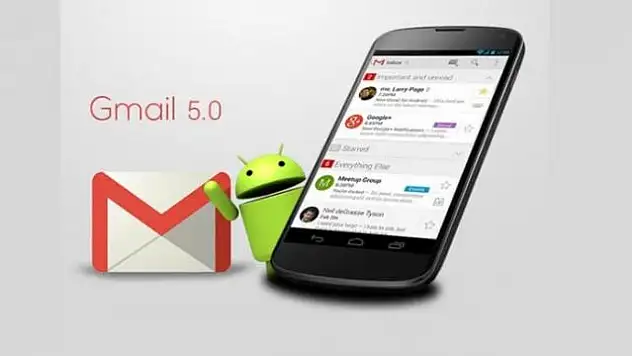 Yeni Tasarımı ile Gmail 5.0, Google Play'de