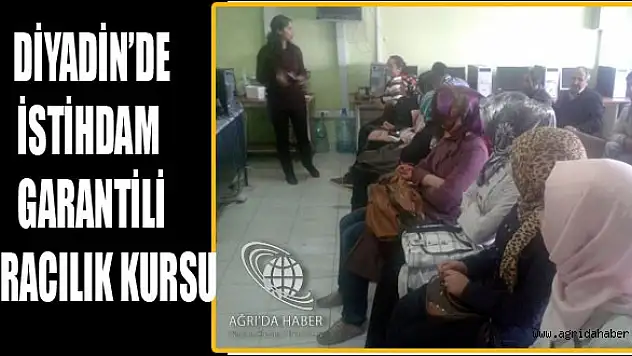 Diyadin'de İstihdam Garantili Seracılık Kursu