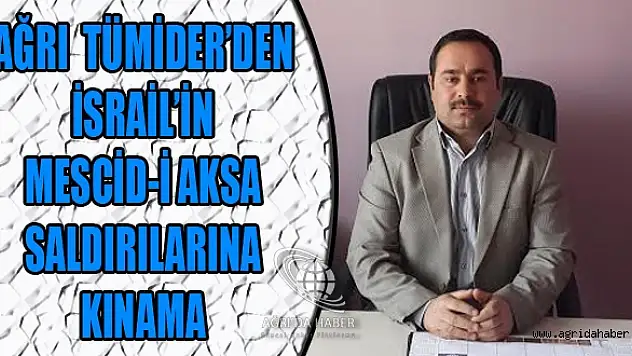 TÜMİDER'den İsrail'e Kınama