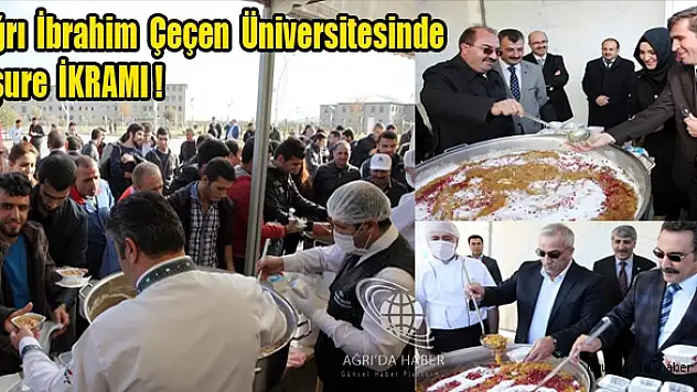 A.İ.Ç.Üde Öğrenci ve Personele Aşure İkramı