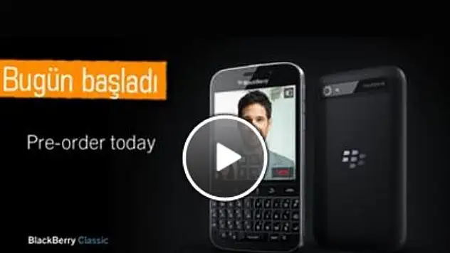 Blackberry Classic Ön Siparişte