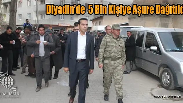 Diyadinde 5 Bin Kişiye Aşure Dağıtıldı