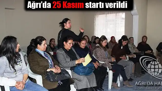 Ağrı'da 25 Kasım startı verildi