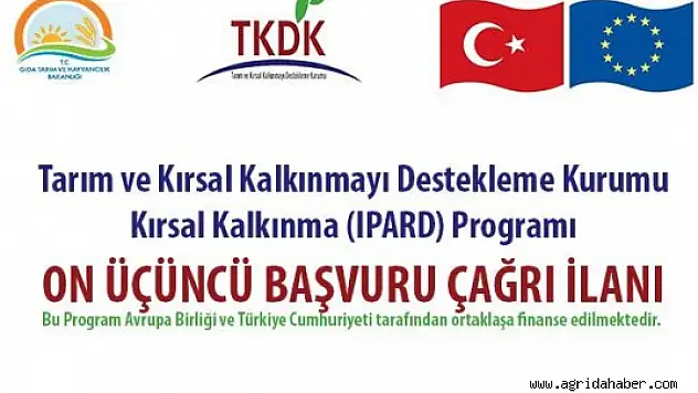 TKDK 13. Çağrı İlanı