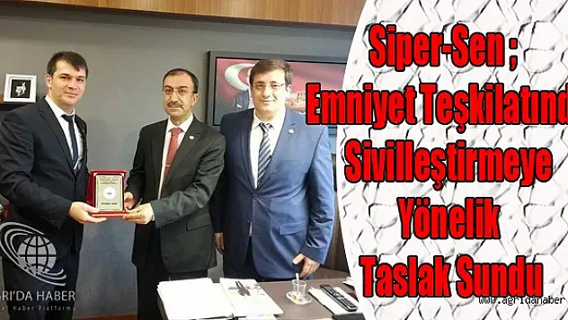 Siper-Senin Hazırladığı Taslak İçişleri Komisyonunda
