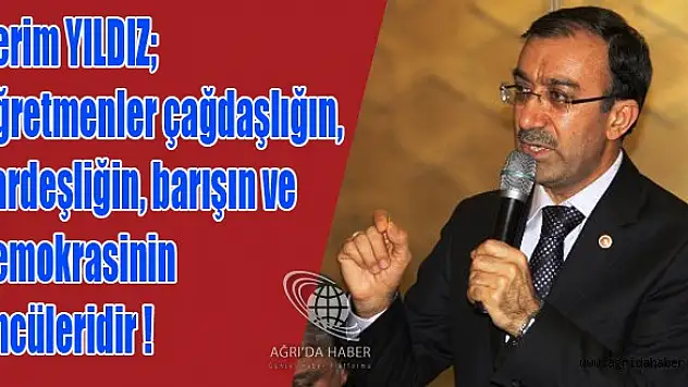 YILDIZ'dan Öğretmenler Günü Mesajı