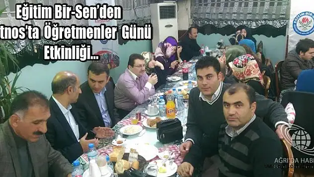 Eğitim Bir-Sen'den Patnos'ta Öğretmenler Günü Etkinliği