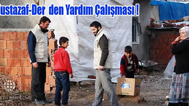 Ağrı Mustazaflar Cemiyetinden Yardım