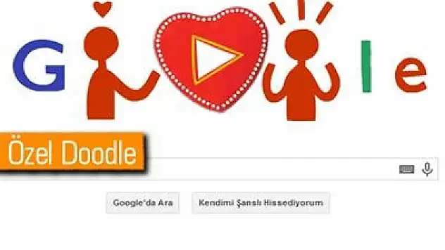 Google'dan Sevgililer Günü Doodle'ı