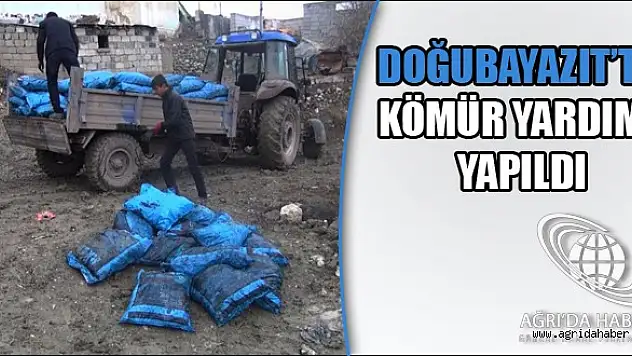 Doğubayazıt'ta muhtaç ailelere kömür yardımı