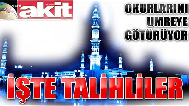 AĞRI UMRE TALİHLİSİ BELLİ OLDU