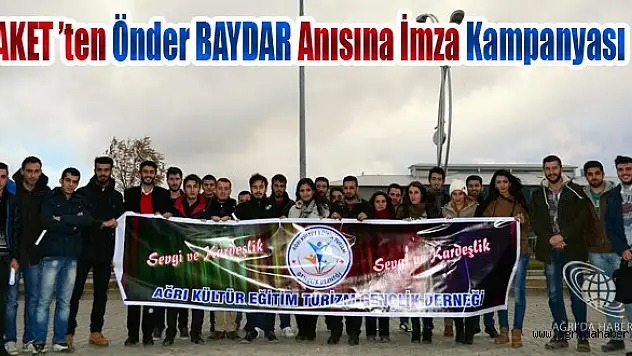 AKET'ten Bir İmzada Sen At Kampanyası