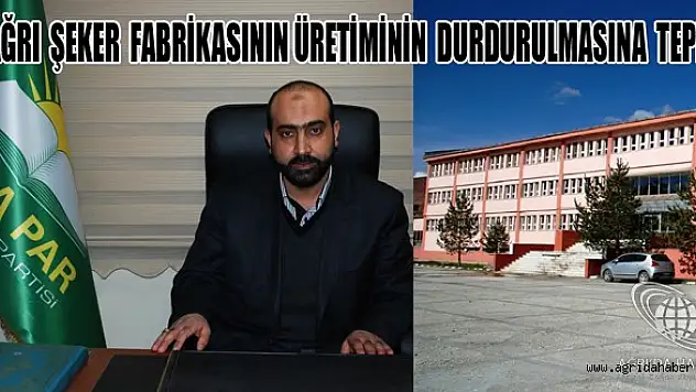 Hüda Par Şeker Fabrikası Üretiminin Durdurulmasına Tepki
