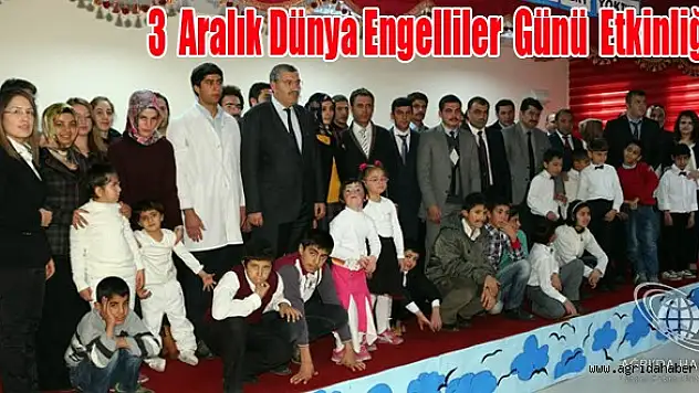 3 Aralık Dünya Engelliler Günü Etkinliği
