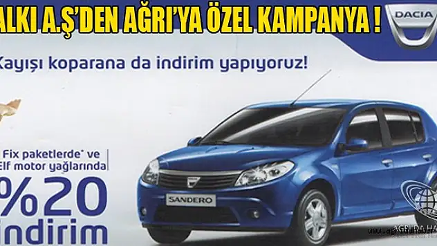 Balki A.Ş'den Ağrı'ya Özel Şok Kampanya !