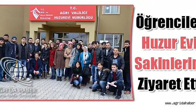 Öğrenciler Huzur Evi Sakinlerini Ziyaret Etti